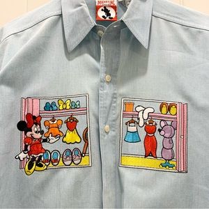 Vintage Minnie Mouse Oxford Shirt